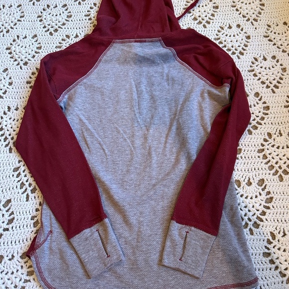 Oklahoma Sooners Boxercraft Women’s Small Hoodie Long Sleeved Thermal Look - Picture 5 of 7